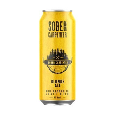 SOBER CARPENTER BIERE BLONDE SANS ALCOOL 473 ML