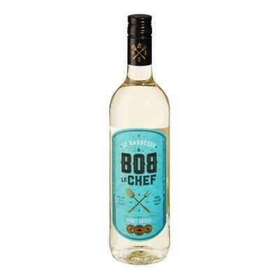 BOB LE CHEF VIN BLANC PINOT GRIGIO ITALIEN 750 ML