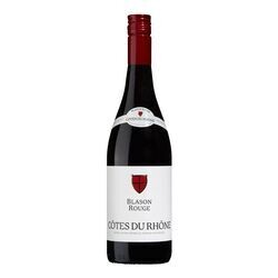 BLASON VIN ROUGE COTES DU RHONE FRANCE 750 ML