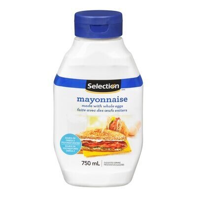 SELECTION MAYONNAISE COMPRIMABLE 750 ML