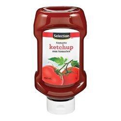 SELECTION KETCHUP COMPRIMABLE 750 ML