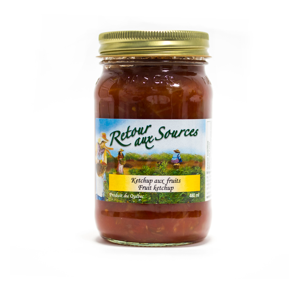 RETOUR AU SOURCE KETCHUP AUX FRUITS 480 ML