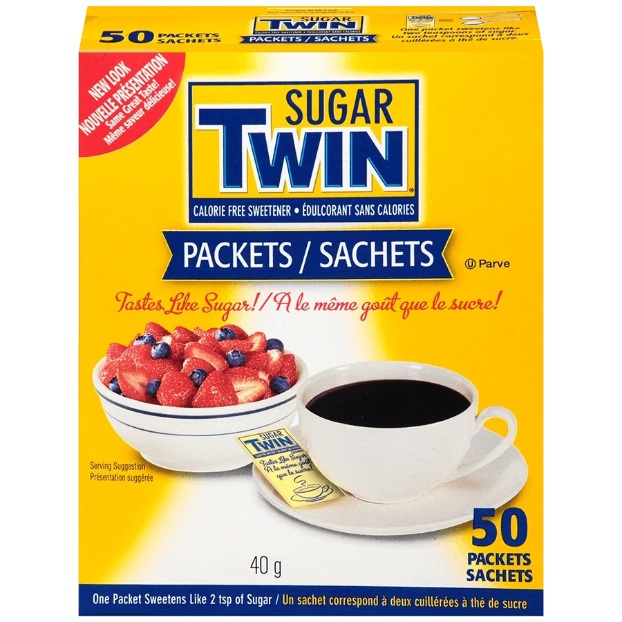 TWIN SUBST SUCRE SACHET 50 UN