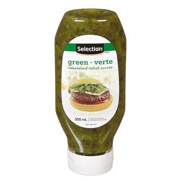 SELECTION RELISH VERTE SUCREE COMPRIMABLE 500 ML