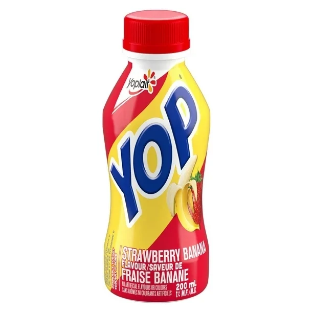 YOP YOGOURT A BOIRE BANANE FRAISE 200 ML