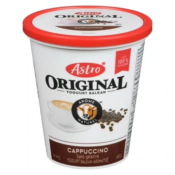 ASTRO YOGOURT ORIGINAL CAPPUCCINO 6% 650 GR