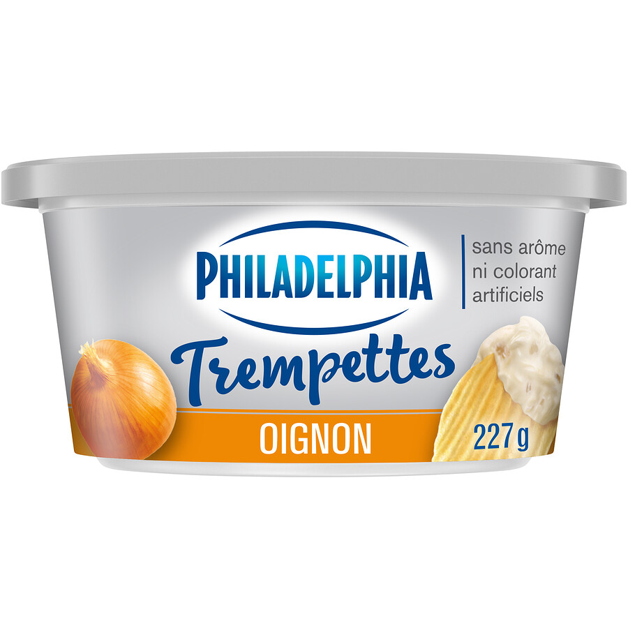 KRAFT PHILADELPHIA TREMPETTE OIGNON 227 GR