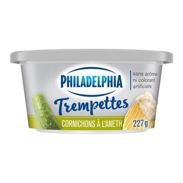 KRAFT PHILADELPHIA TREMPETTE CORNICHON ANETH 227 GR