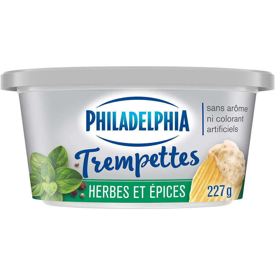 KRAFT PHILADELPHIA TREMPETTE HERBES EPICES 227 GR