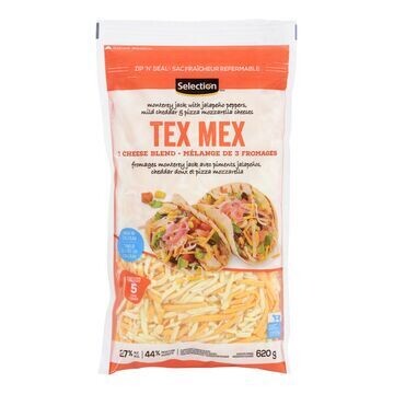 SELECTION FROMAGE TEX MEX RAPE 620 GR