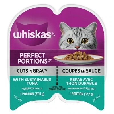 WHISKAS NOURRITURE CHAT SAUCE THON 75 GR
