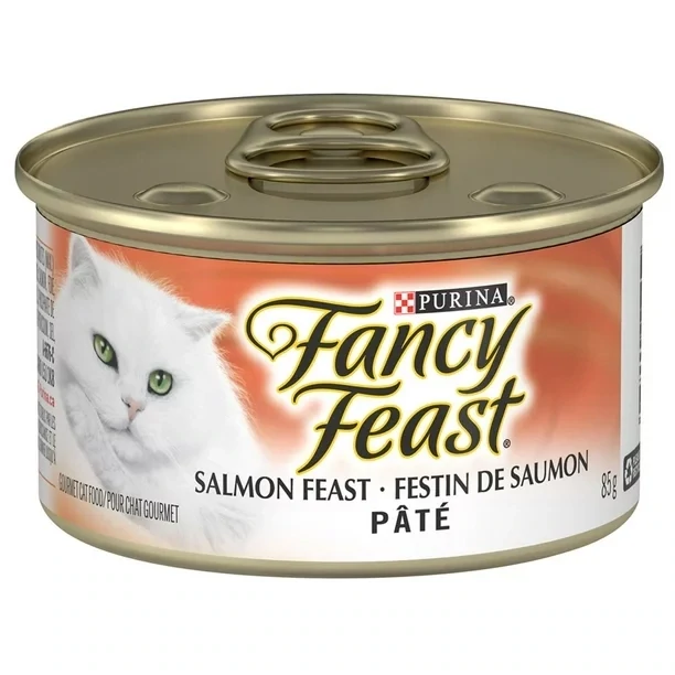 PURINA Festin de saumon pour chats. Fancy Feast 85 G