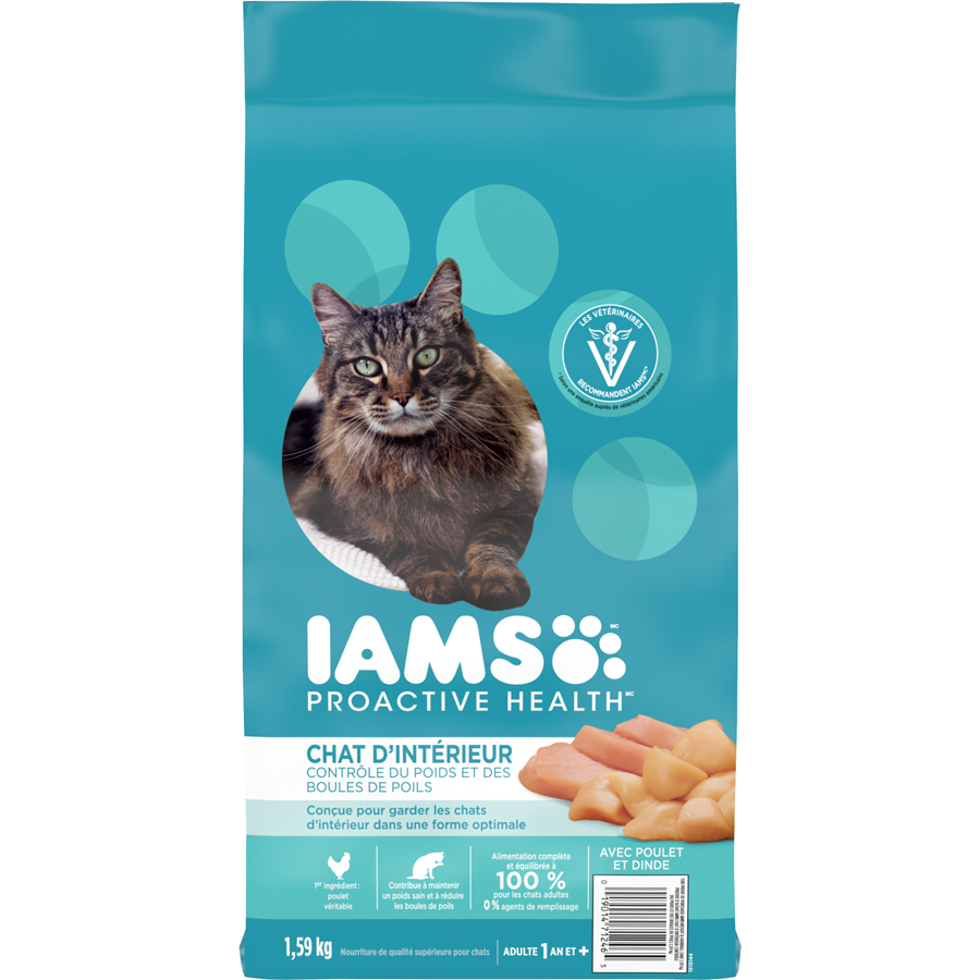 IAMS NOURRITURE CHAT ADULTE PROACTIVE HEALTH 1.59 KG