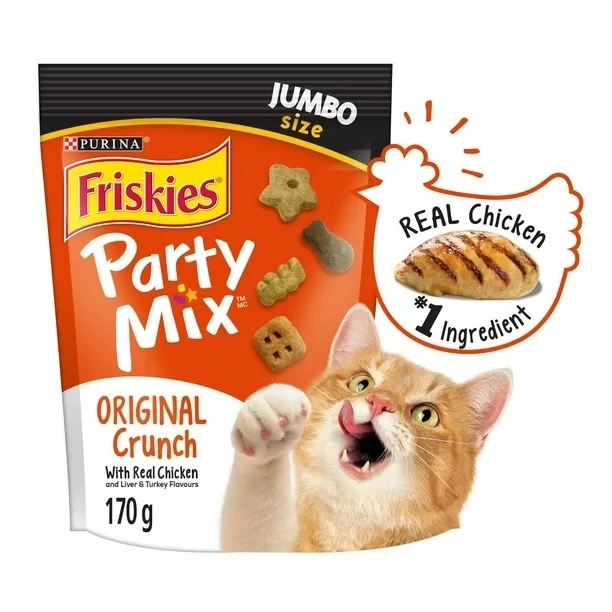 FRISKIES PARTY MIX CROQUANT POULET 170 GR