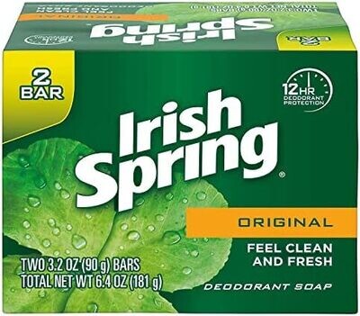 IRISH SPRING SAVON EN BARRE REGULIER 2X90 GR