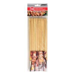 BATON BROCHETTE BAMBOO 10 POUCES 100 UN
