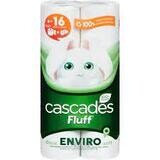 CASCADE PAPIER TOILETTE ENVIRO FLUFF 242 FEUILLES 8UN