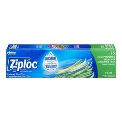 ZIPLOC SAC LEGUME 27X28 CM 15UN