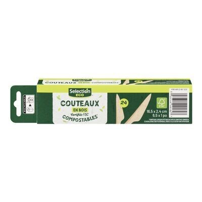 SELECTION COUTEAUX BOIS ECO 24 UN