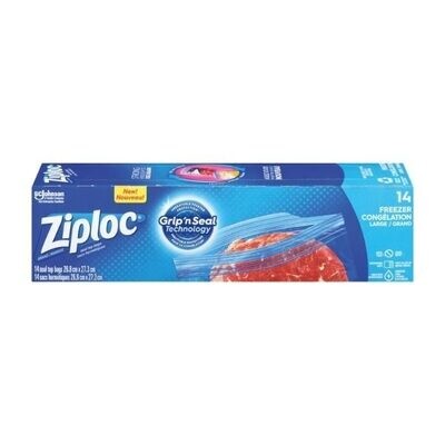 ZIPLOC SAC CONGELATION GRAND 28X28CM 14UN