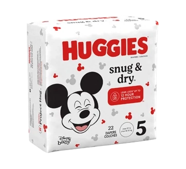 HUGGIES COUCHE JUMBO NO 5 27+ 22 UNITES