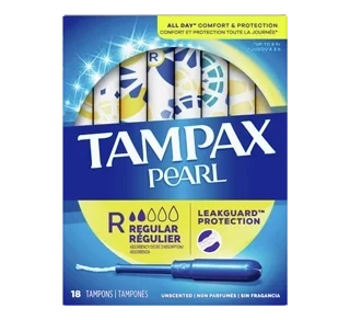 TAMPAX TAMPON PEARL REGULIER 18 UNITES