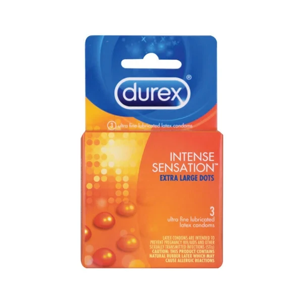 DUREX CONDOMS SENSATION INTENSE 3 UNITES
