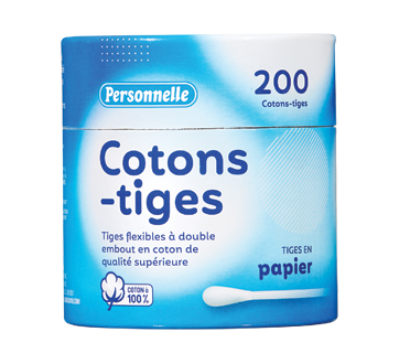 PERSONNELLE CURE OREILLE COTONS-TIGES 200 UN