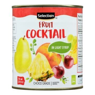 SELECTION SALADE FRUIT JUS LEGER 796 ML