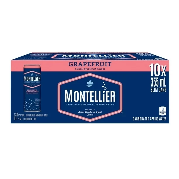 MONTELLIER EAU GAZEIFIEE PAMPLEMOUSSE 10X355ML