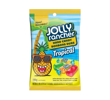 JOLLY RANGER BONBONS DURS TROPICAL 198 GR