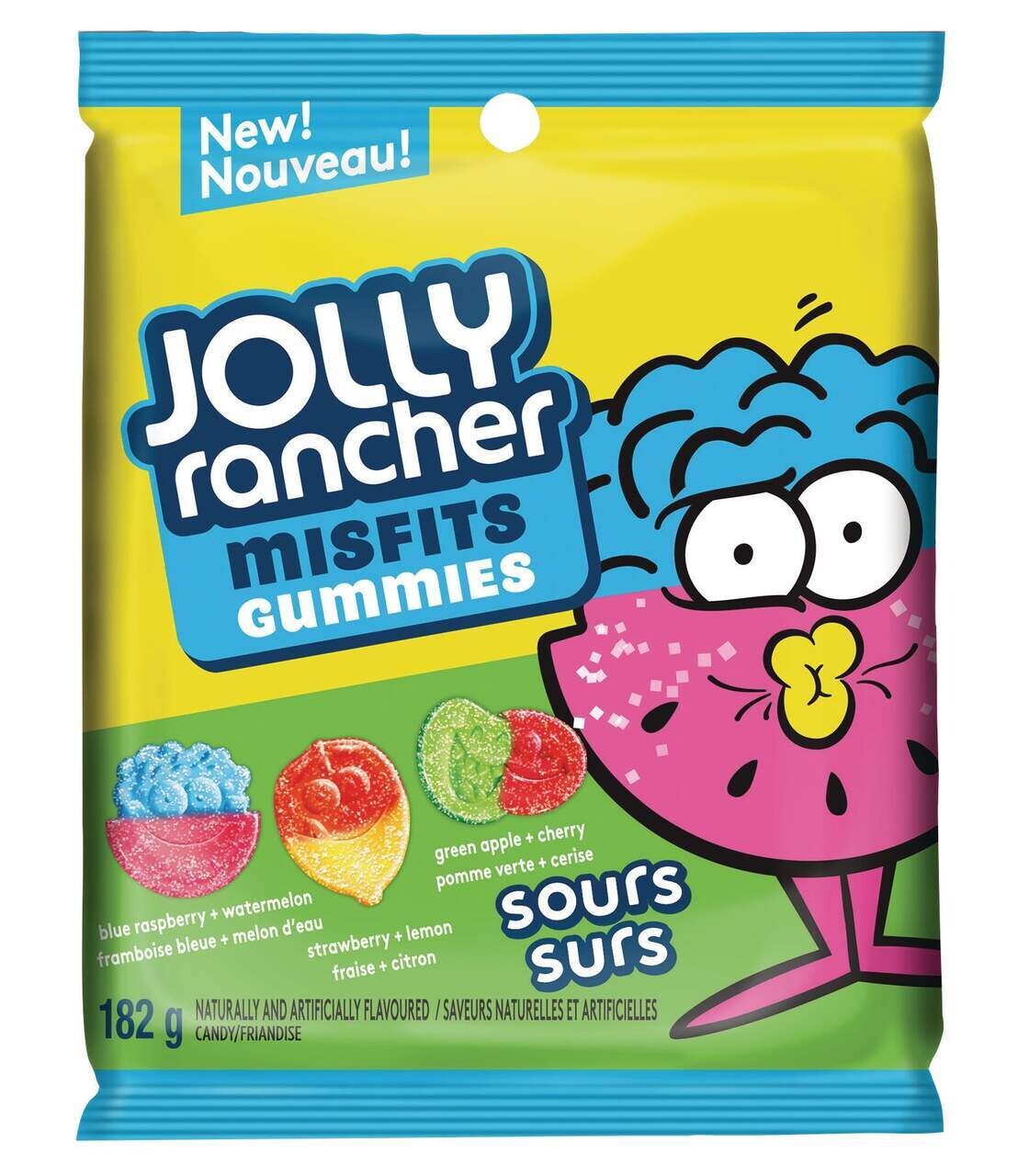 JOLLY RANGER MISFITS GUMMIES SURS 182 GR
