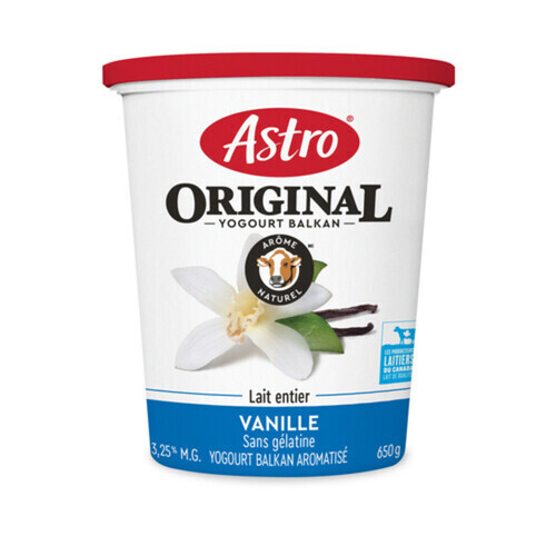 ASTRO YOGOURT ORIGINAL VANILLE 3.25% 650 GR