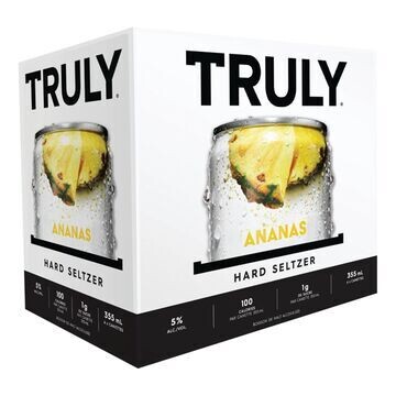 TRULY SELTZER BOISSON ALCOOLISEE ANANAS 6X355 ML