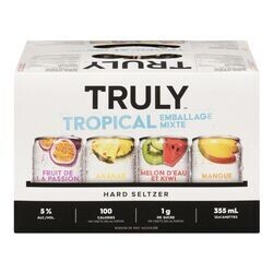 TRULY SELTZER BOISSON ALCOOLISEE MELANGE TROPICAL 12X355 ML