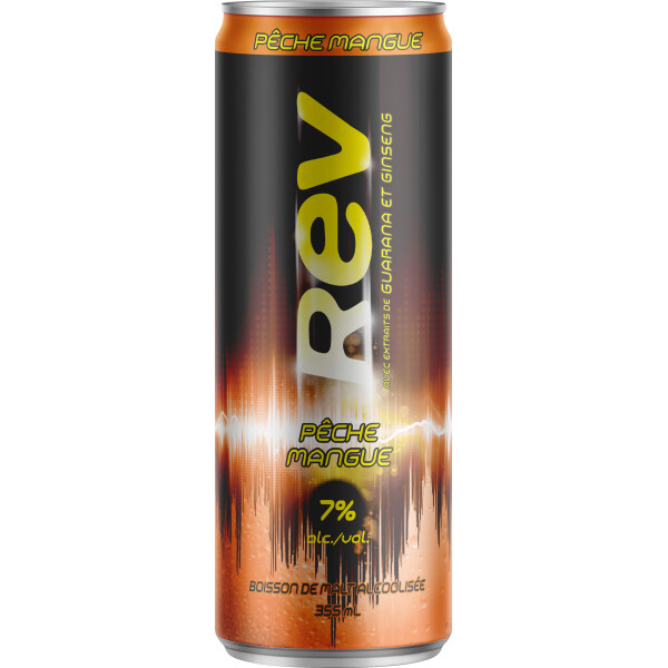 REV BOISSON ALCOOLISEE  PECHE MANGUE 355 ML