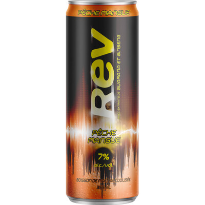 REV BOISSON ALCOOLISEE  PECHE MANGUE 355 ML