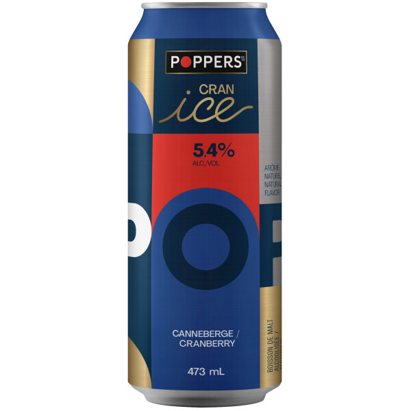 POPPER BOISSON ALCOOLISEE CRAN ICE 473 ML