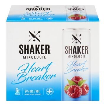 SHAKER BOISSON ALCOOLISEE HEARTBREAKER 6X355ML