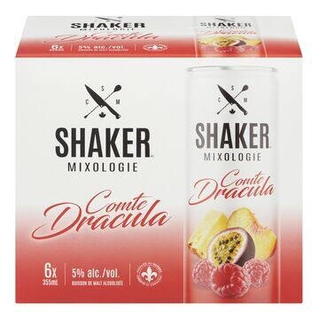 SHAKER BOISSON ALCOOLISEE  COMTE DRACULA 6X355 ML