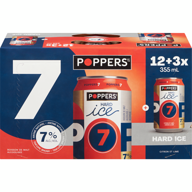 POPPERS BOISSON ALCOOLISEE HARD ICE 15X355 ML