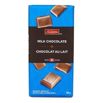 IRRESISTIBLES CHOCOLAT LAIT SUISSE 100 GR