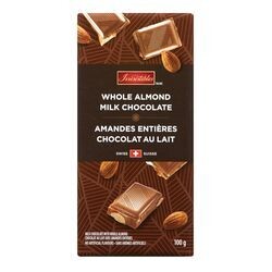 IRRESISTIBLES CHOCOLAT LAIT AMANDE ENTIERE SUISSE 100 GR