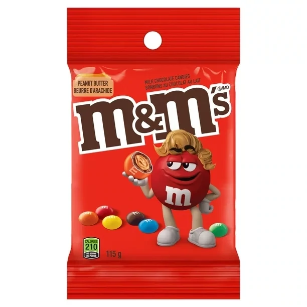 M&amp;M&#39;S BEURRE ARACHIDES SAC 115 GR
