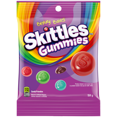 SKITTLES GUMMIES BAIES SAUVAGES 164GR
