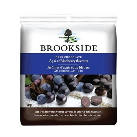 BROOKSIDE ACAI &amp; BLEUET CHOCOLAT NOIR 90 GR