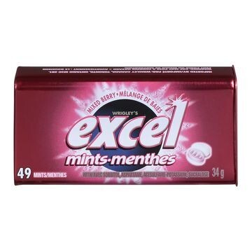 EXCEL MENTHE MELANGE BAIE METAL 34 GR