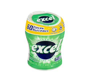 EXCEL GOMME MENTHE BOUTEILLE 60 UN