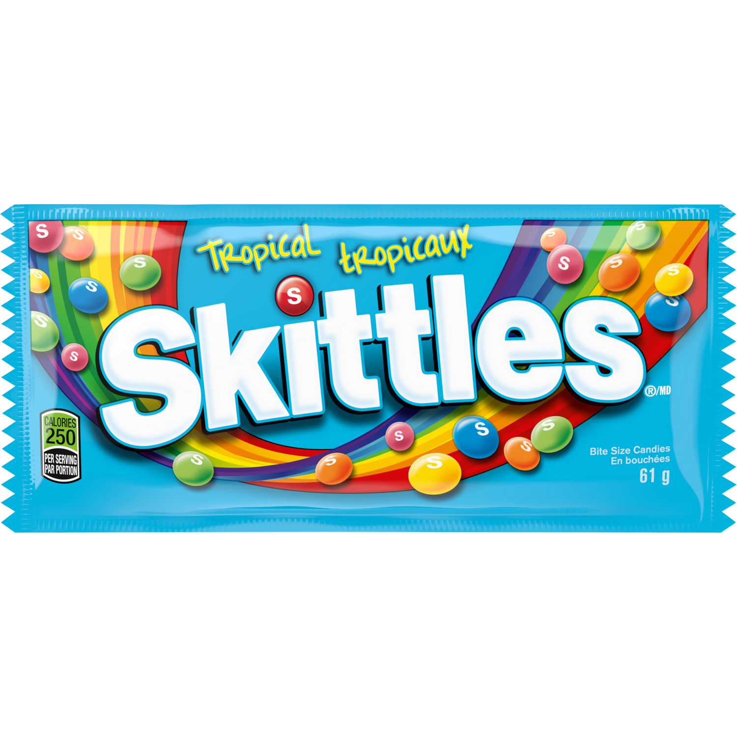 SKITTLES BONBON TROPICAL 61 GR