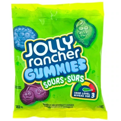 JOLLY RANCHER GUMMIES SURS ORIGINAL 182 GR